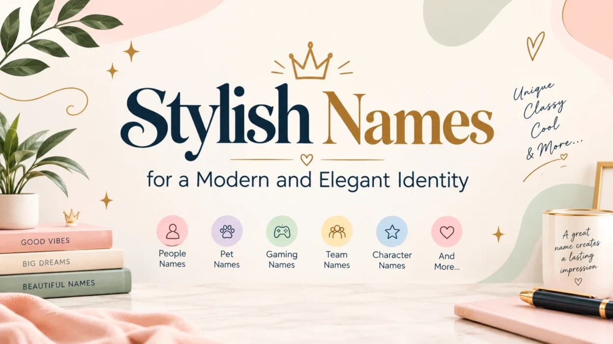 Stylish names for a modern and elegant identity